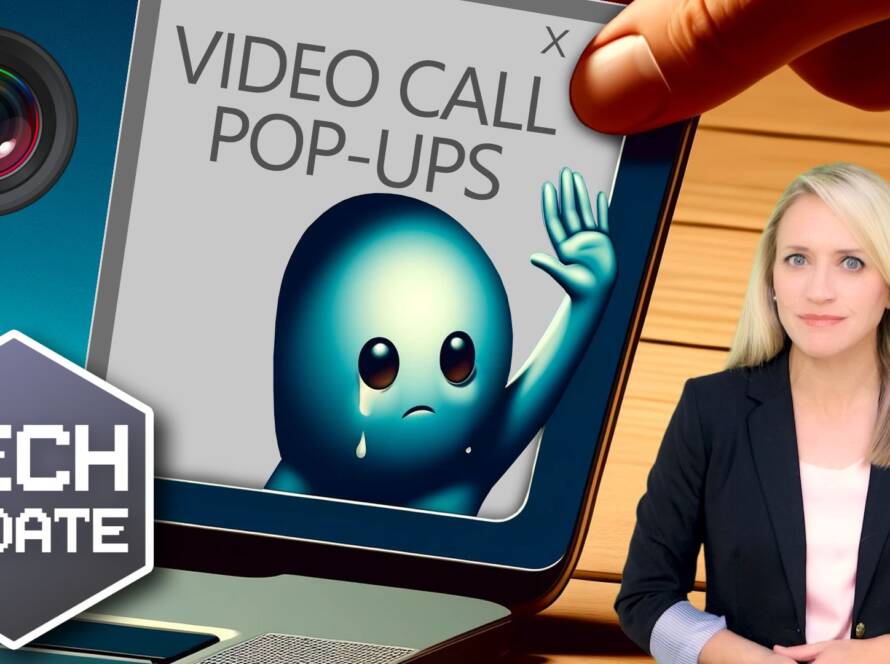 Say goodbye to video call pop-ups (and Teams meeting blushes)