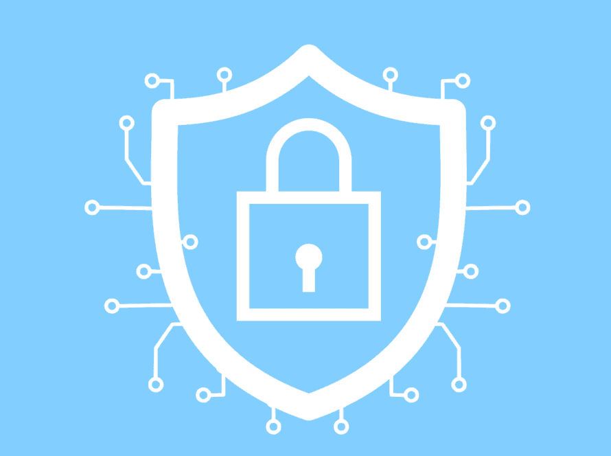 Free cybersecurity lock encryption vector