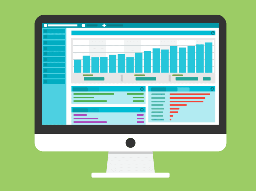 Free statistic wordpress web vector