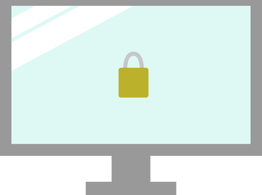 Free security lock protect vector