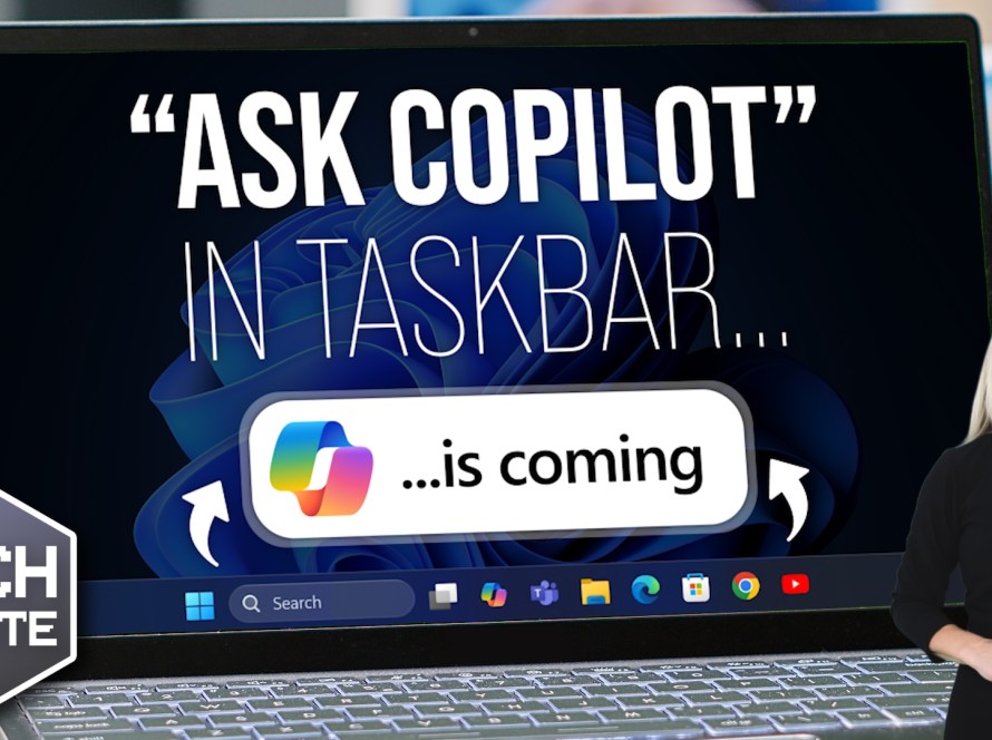 “Ask Copilot” is coming to your Taskbar (but only if you want it to)